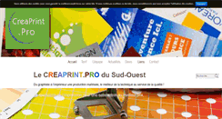 Desktop Screenshot of creaprint.pro